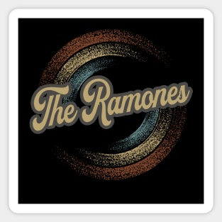 The Ramones Circular Fade Sticker